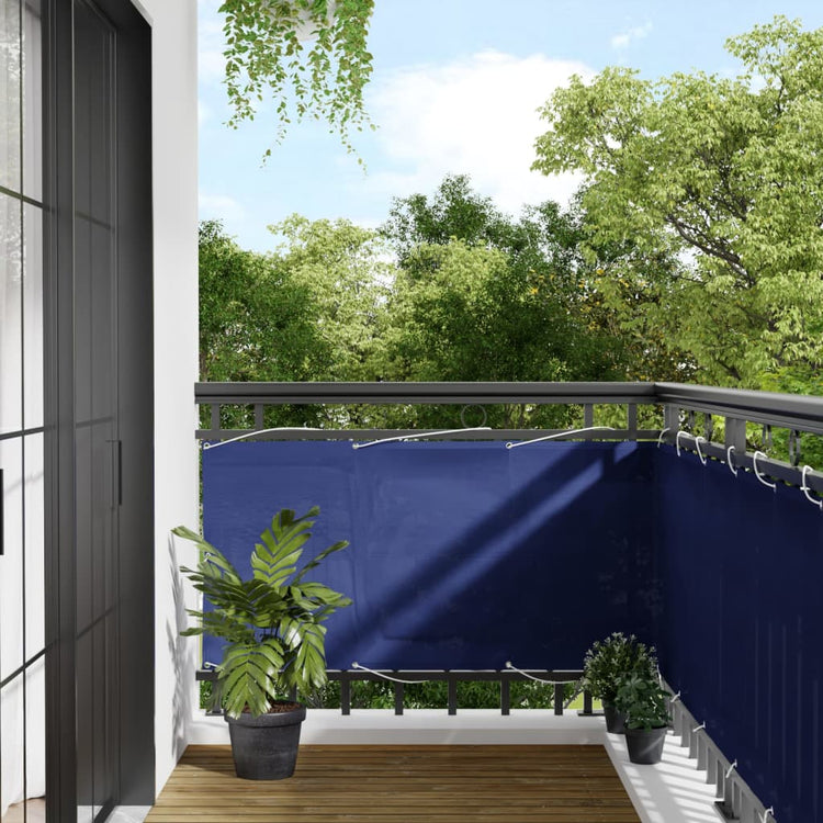 Vidaxx paravent de balcon 75x1000 cm 100% polyester oxford bleu