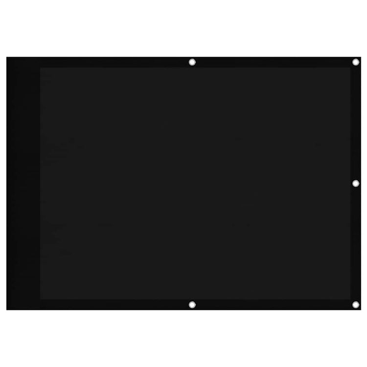 Vidaxx paravent de balcon 75x800 cm 100% polyester oxford noir