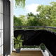 Vidaxx paravent de balcon 75x800 cm 100% polyester oxford noir