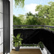 Vidaxx paravent de balcon 75x1000 cm 100% polyester oxford noir