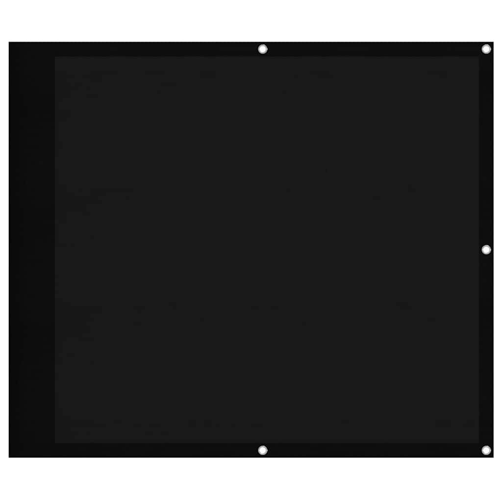 Vidaxx paravent de balcon 90x700 cm 100% polyester oxford noir
