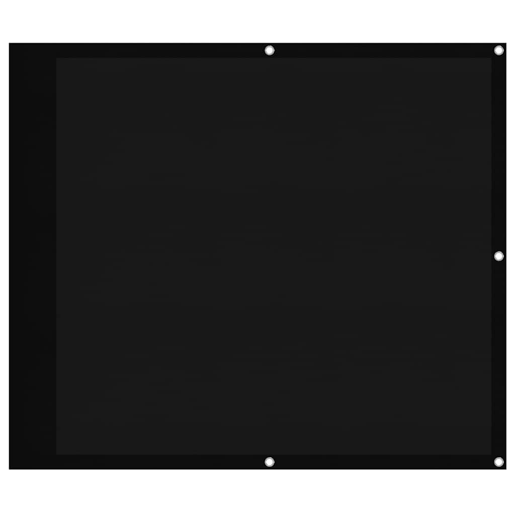 Vidaxx paravent de balcon 90x800 cm 100% polyester oxford noir