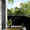 Vidaxx paravent de balcon 90x1000 cm 100% polyester oxford noir