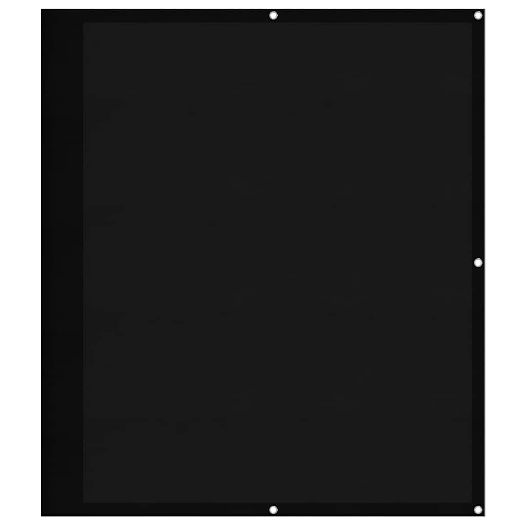 Vidaxx paravent de balcon 120x700 cm 100% polyester oxford noir