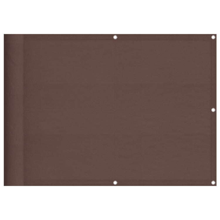 Vidaxx paravent de balcon 75x800 cm 100% polyester oxford marron