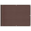 Vidaxx balcony screen 75x1000 cm 100% oxford polyester brown