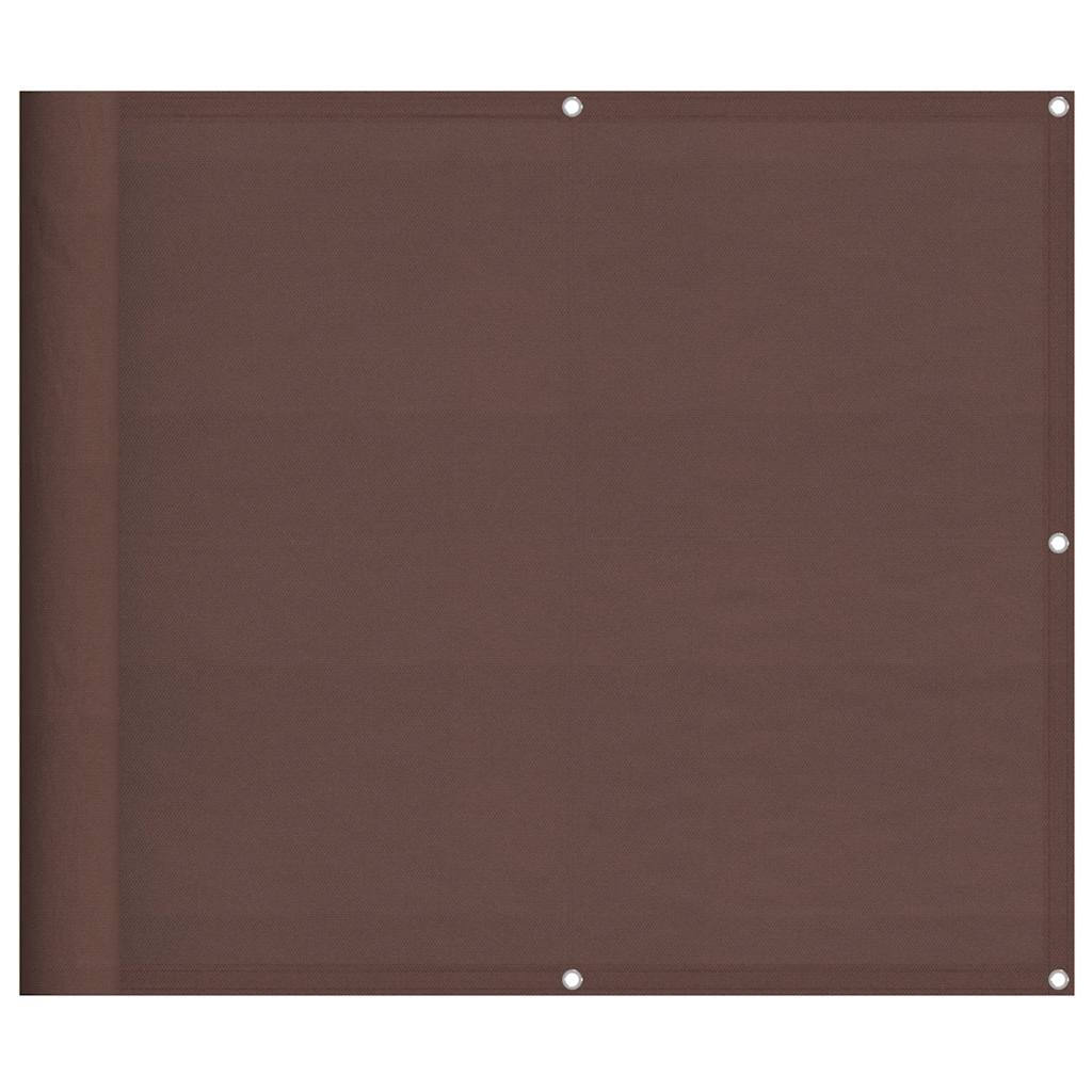 Vidaxx paravent de balcon 90x700 cm 100% polyester oxford marron