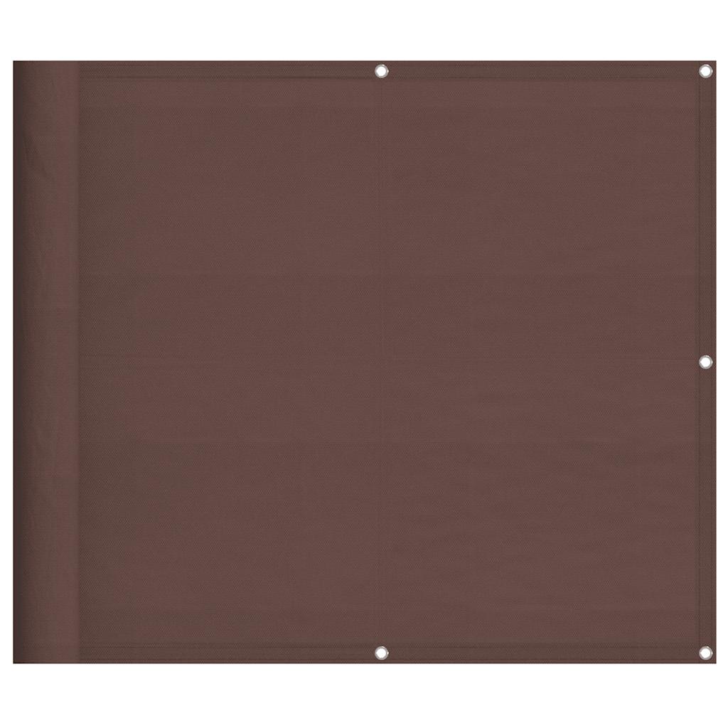 Vidaxx paravent de balcon 90x800 cm 100% polyester oxford marron