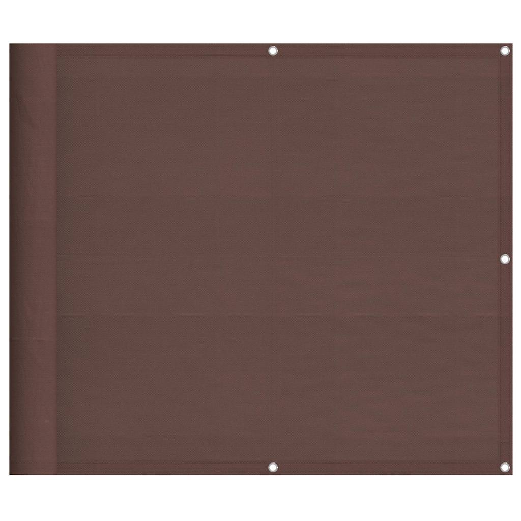 Vidaxx paravent de balcon 90x1000 cm 100% polyester oxford marron