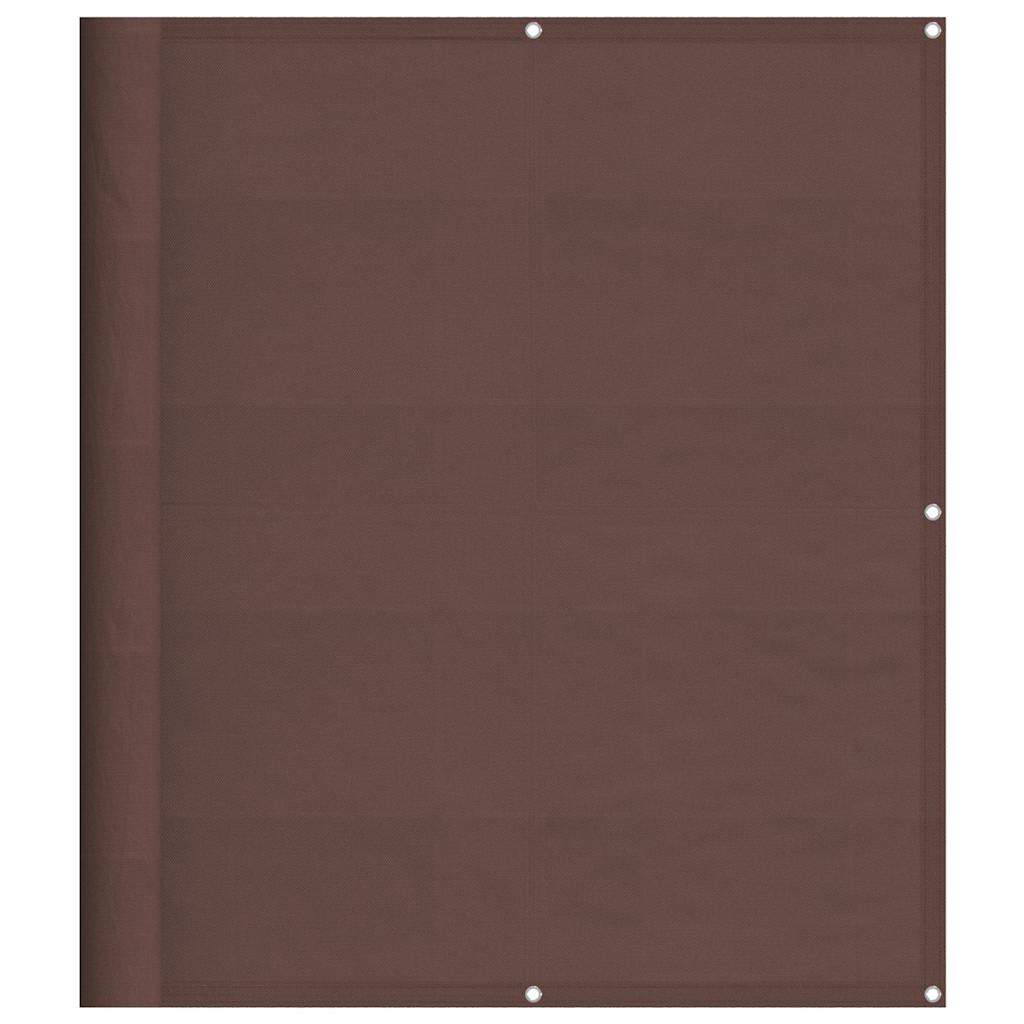 Vidaxx paravent de balcon 120x700 cm 100% polyester oxford marron