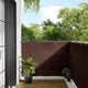 Vidaxx paravent de balcon 120x700 cm 100% polyester oxford marron