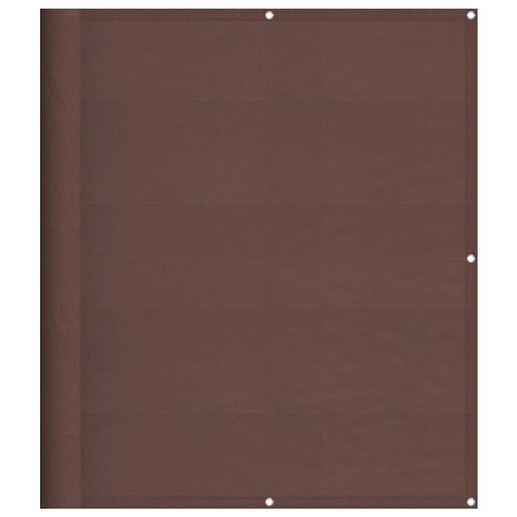 Vidaxx paravent de balcon 120x1000 cm 100% polyester oxford marron