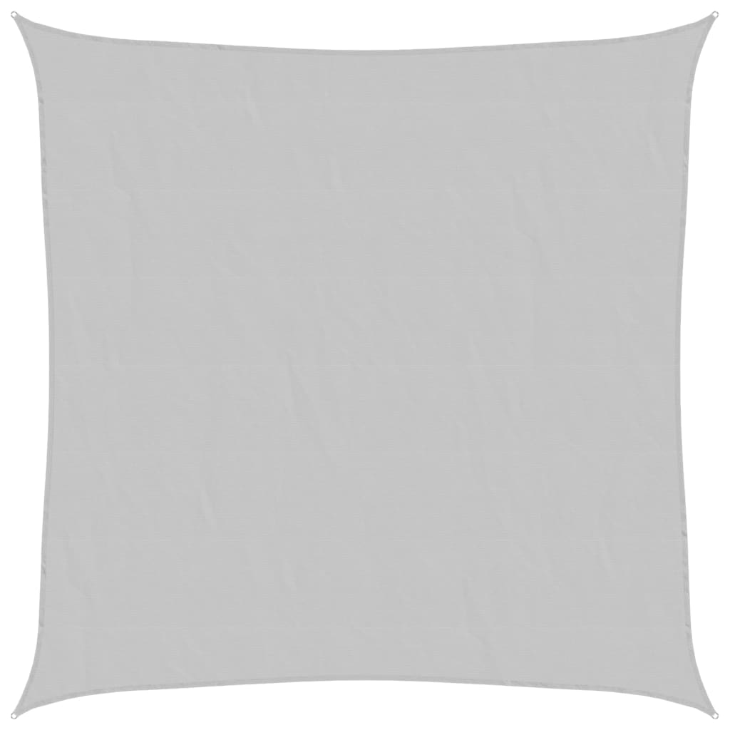 Vidaxl voile d'ombrage 2x2 m 100% polyester oxford gris clair