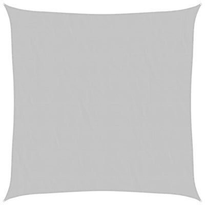Vidaxl Zonnezeil 3,6x3,6 m 100% polyester oxford gris clair