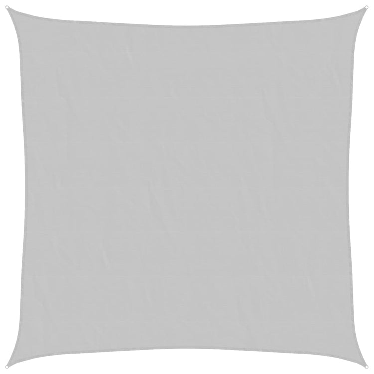 Vidaxl Zonnezeil 3,6x3,6 m 100% polyester oxford gris clair