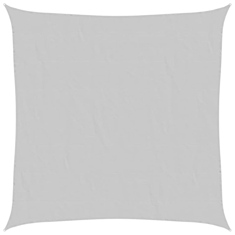 Vidaxl Zonnezeil 6x6 m 100% polyester oxford gris clair