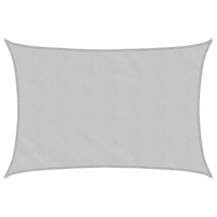 Vidaxl Zonnezeil 3,5x2,5 m 100% polyester oxford gris clair