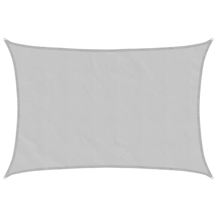 Vidaxl Zonnezeil 4x3 m 100% polyester oxford gris clair