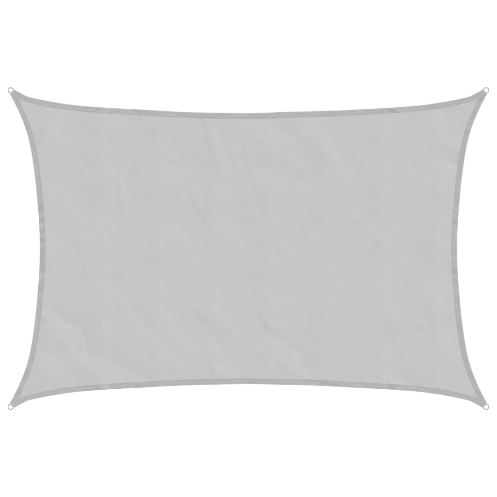Vidaxl Zonnezeil 4,5x3 m 100% polyester oxford gris clair