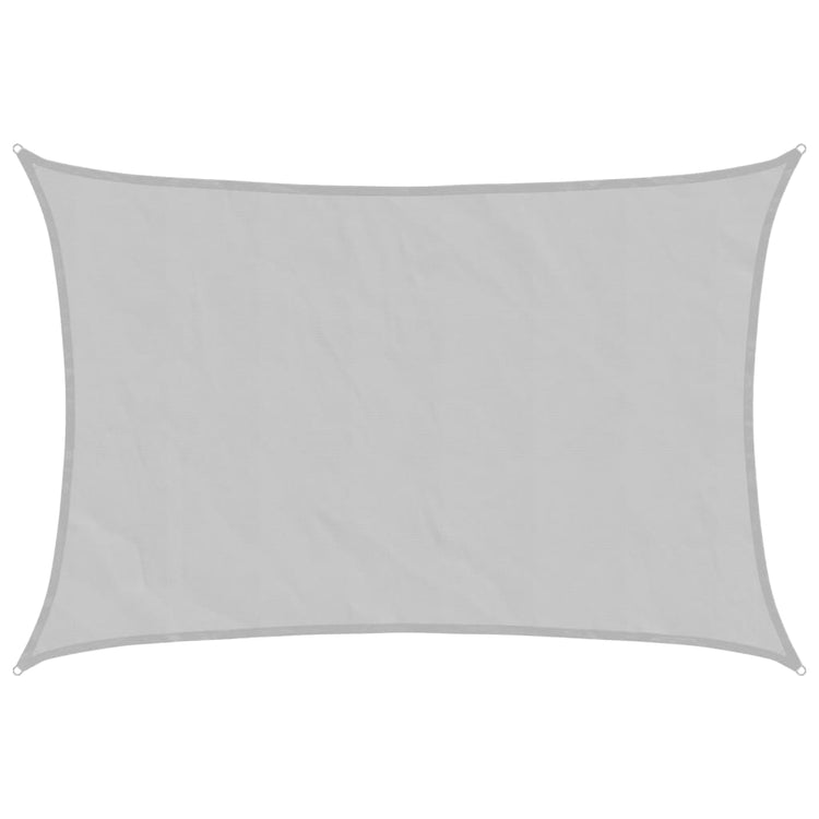 Vidaxl Zonnezeil 5x3 m 100% polyester oxford gris clair