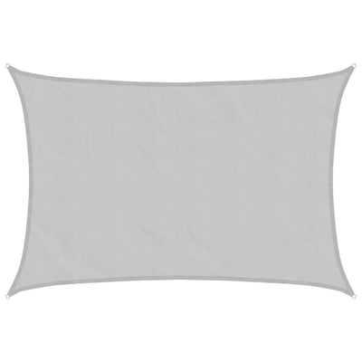 Vidaxl Zonnezeil 5x4 m 100% polyester oxford gris clair