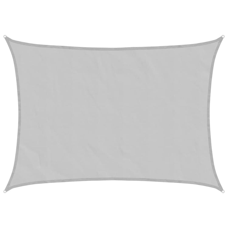 Vidaxl Zonnezeil 8x6 m 100% polyester oxford gris clair