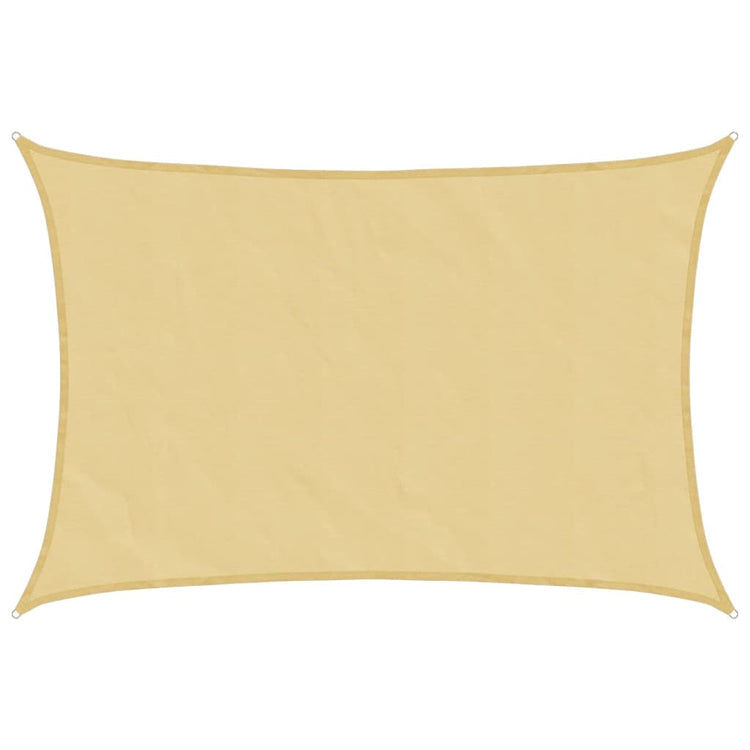 Vidaxl Zonnezeil 3,5x2,5 m 100% polyester oxford sable -colored