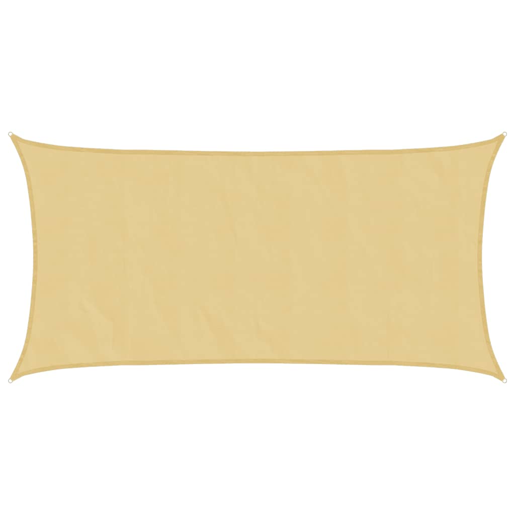 Vidaxl Zonnezeil 4,5x2,5 m 100% polyester oxford sable -colored
