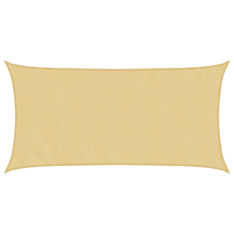 Vidaxl Zonnezeil 4,5x2,5 m 100% polyester oxford sable -colored