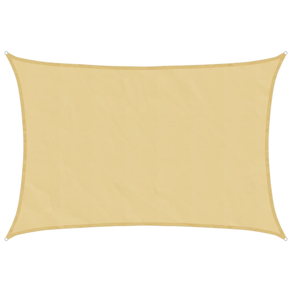 Vidaxl Zonnezeil 4,5x3 m 100% polyester oxford sable -colored