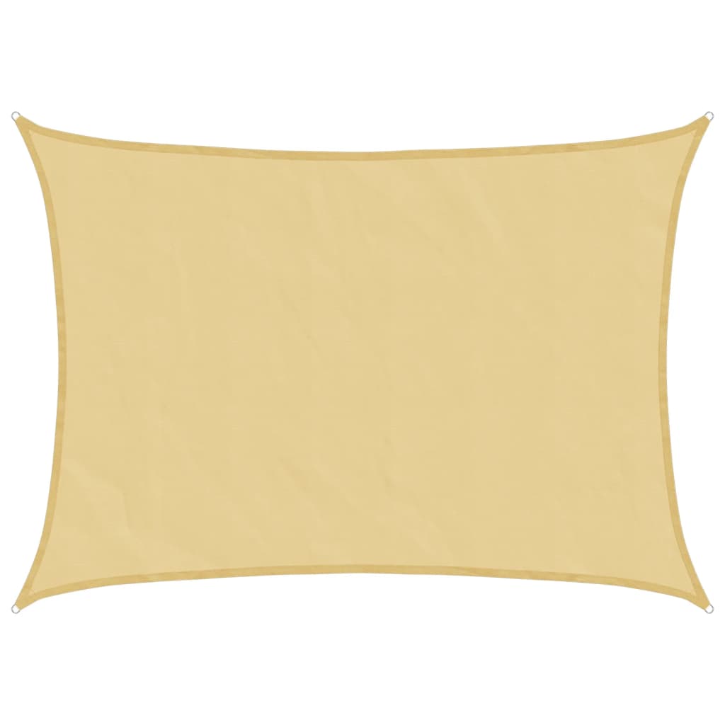 Vidaxl zonnezil 8x6 m 100% polyester oxford sable -colored
