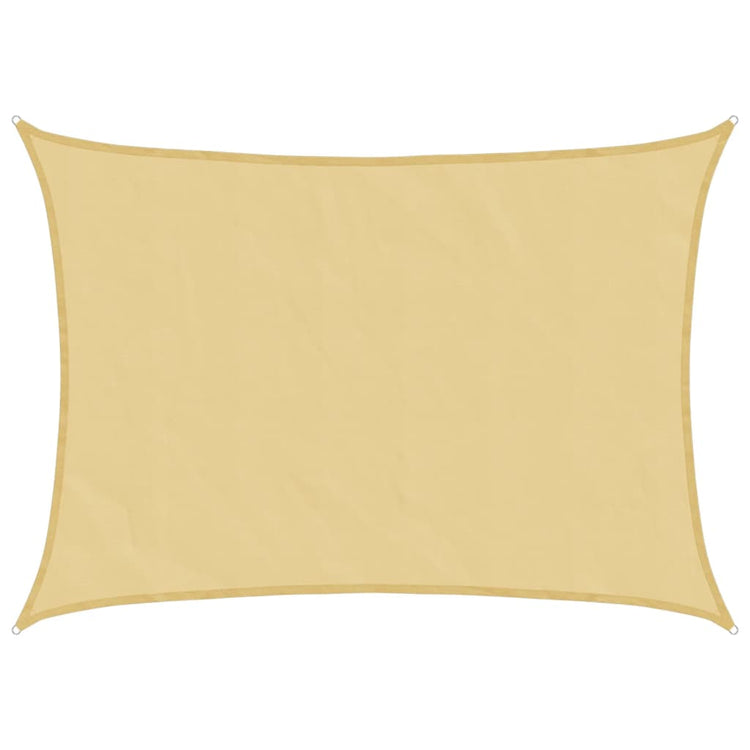 Vidaxl zonnezil 8x6 m 100% polyester oxford sable -colored