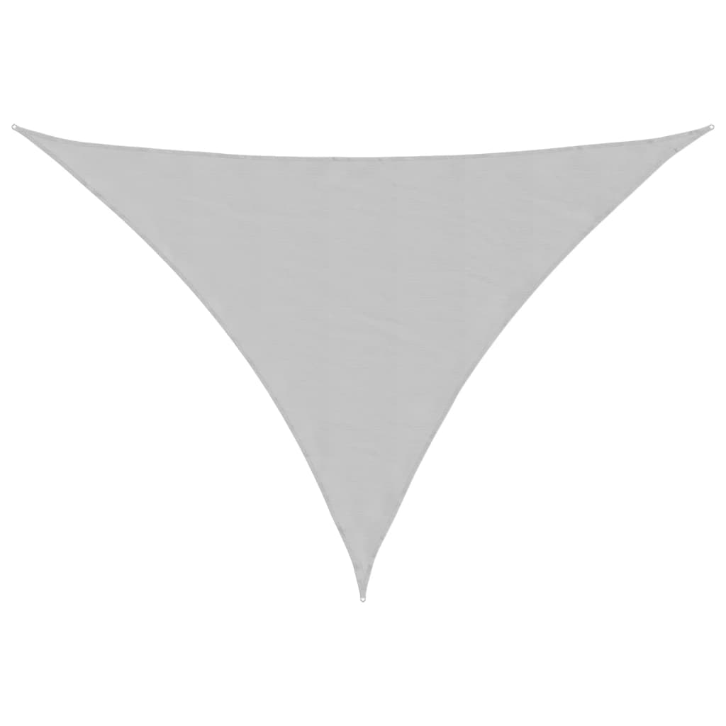 Vidaxx voile d'ombrage 7x5x5 m 100% polyester oxford gris clair