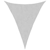 Vidaxl Zonnezeil 3x4x4 m 100% polyester oxford gris clair
