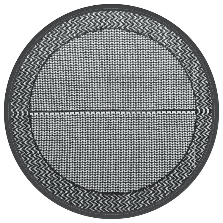 Vidaxl Extérieur Rapis Ø120 cm Gray en polypropène