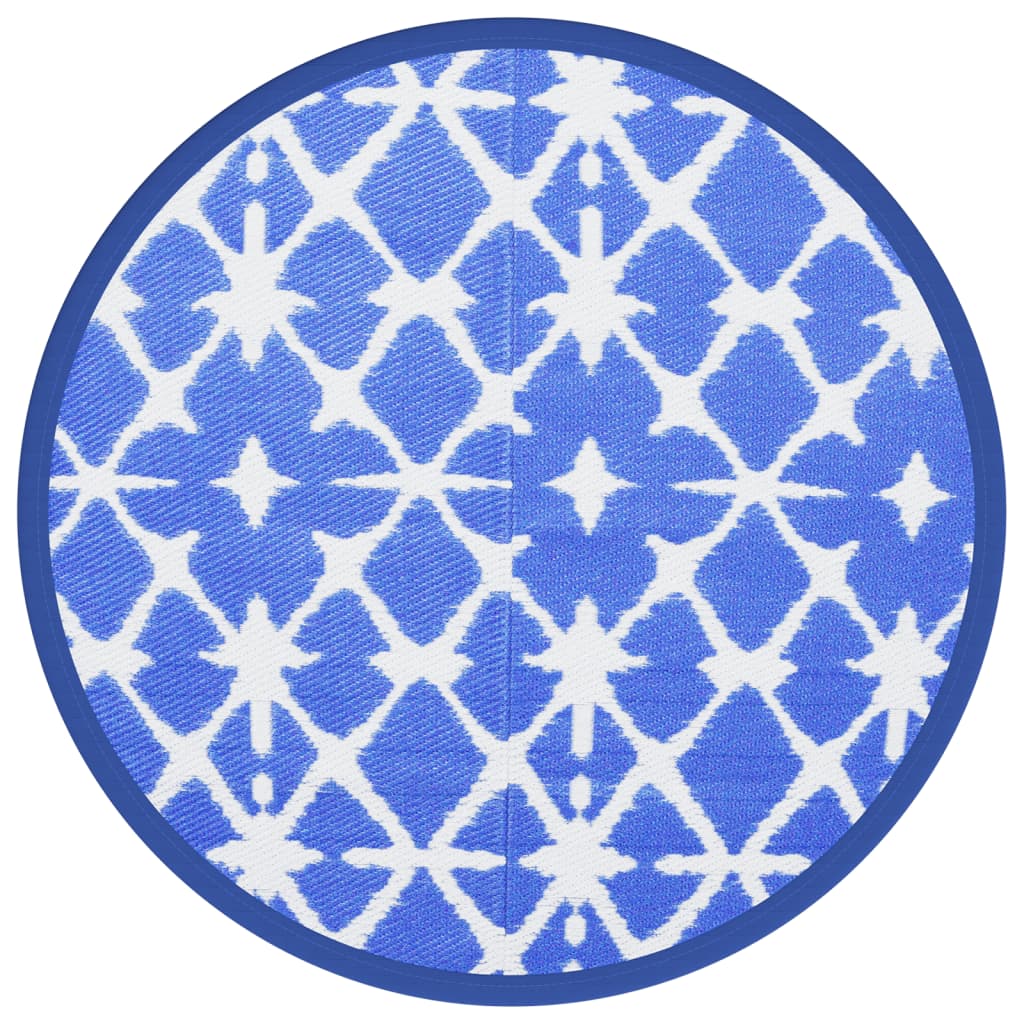 Vidaxl RAGUT EXTÉRIEUR Ø160 cm en polypropène bleu et blanc