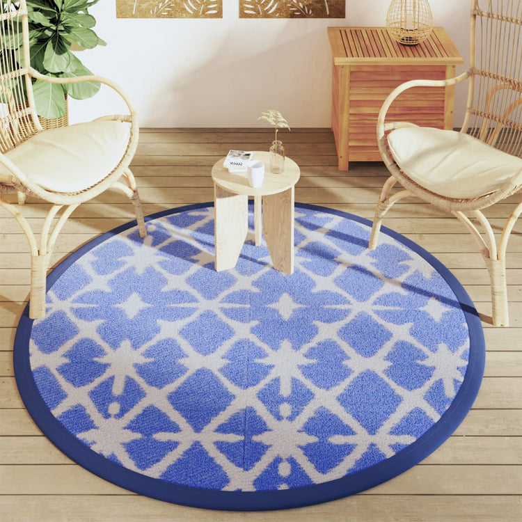 Vidaxl RAGUT EXTÉRIEUR Ø160 cm en polypropène bleu et blanc