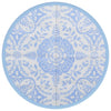 Vidaxl Tapis extérieur Ø120 cm Bébé en polypropène bleu