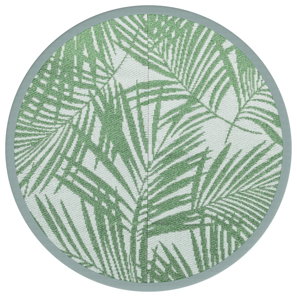 Vidaxx tapis d'extérieur arakil ø120 cm polypropylène vert