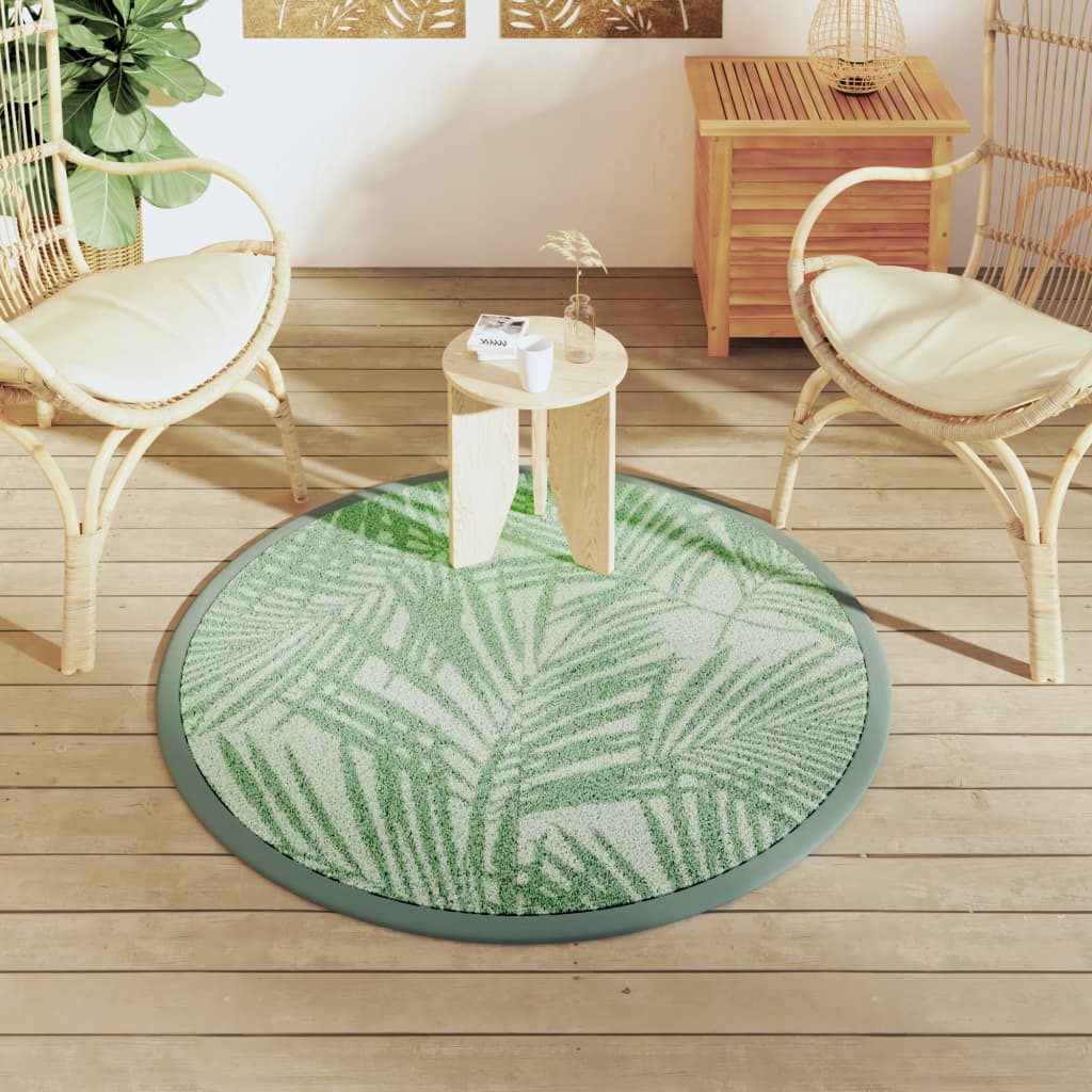 Vidaxx tapis d'extérieur arakil ø120 cm polypropylène vert