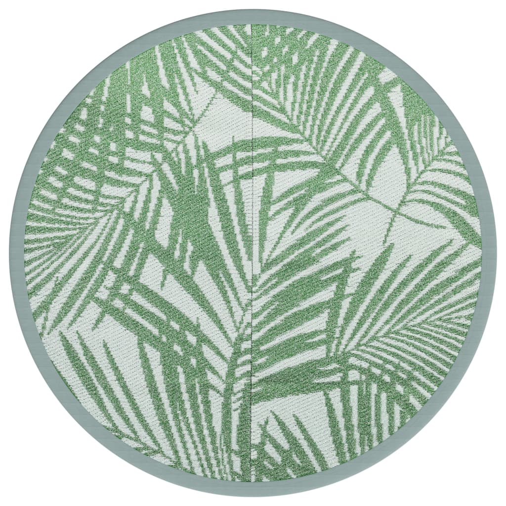 Vidaxl Extérieur tapis Ø 160 cm Green en polypropène