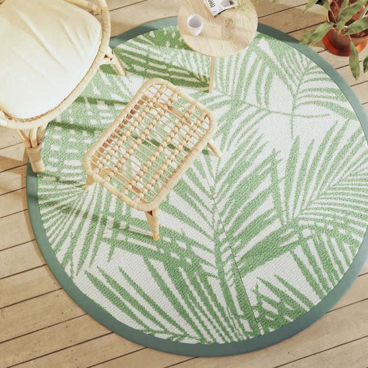 Vidaxl Extérieur tapis Ø 160 cm Green en polypropène