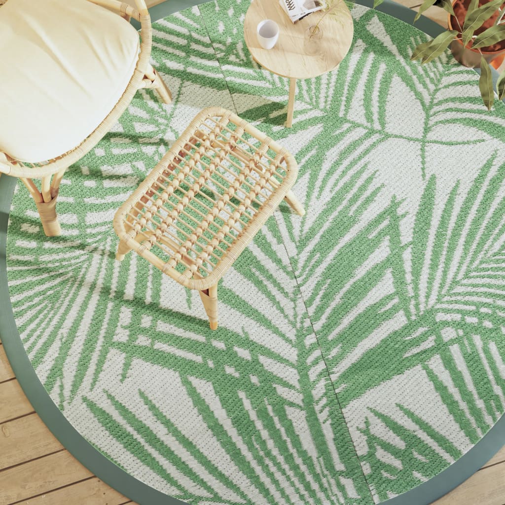 Vidaxx tapis d'extérieur arakil ø 200 cm polypropylène vert