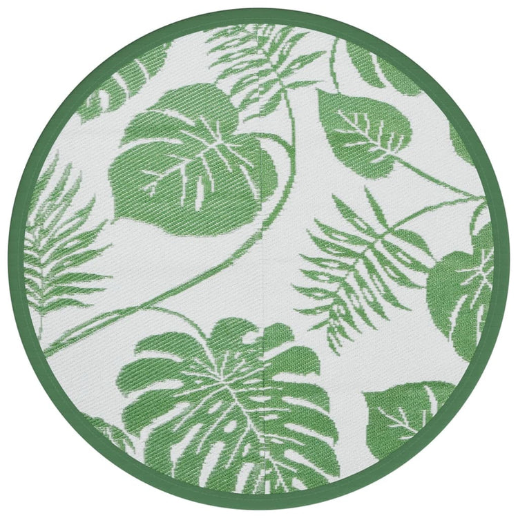 Vidaxl Extérieur tapis Ø 160 cm Green en polypropène