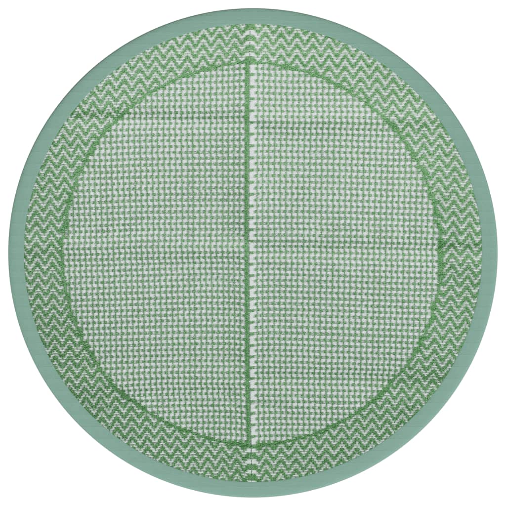 Vidaxl Extérieur tapis Ø 160 cm Green en polypropène