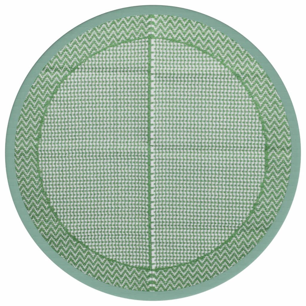 Vidaxl Extérieur tapis Ø200 cm Green en polypropène