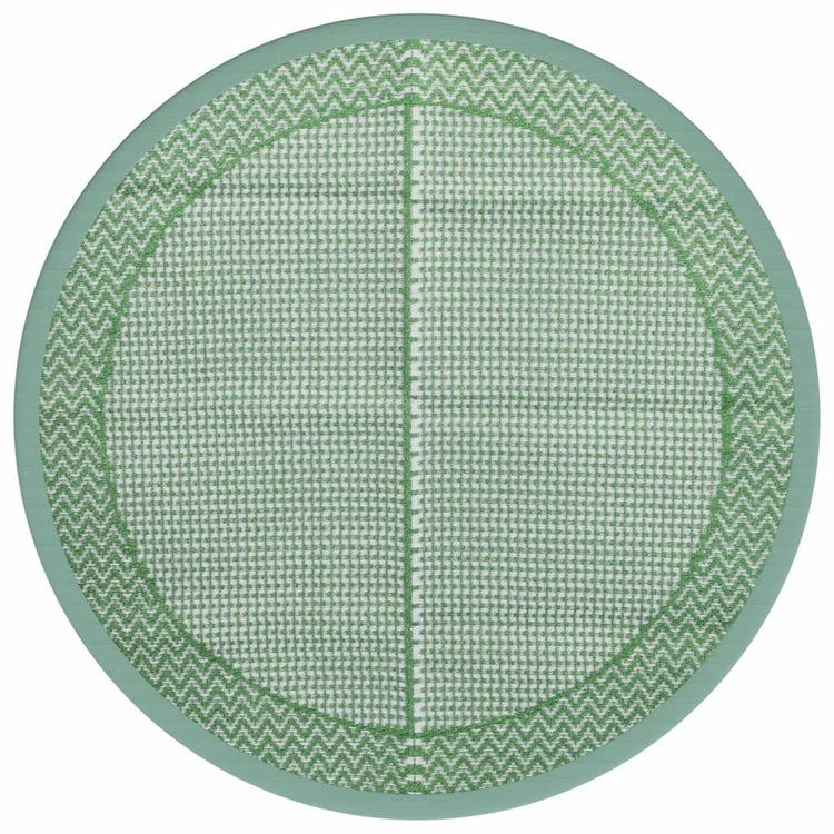 Vidaxl Extérieur tapis Ø200 cm Green en polypropène