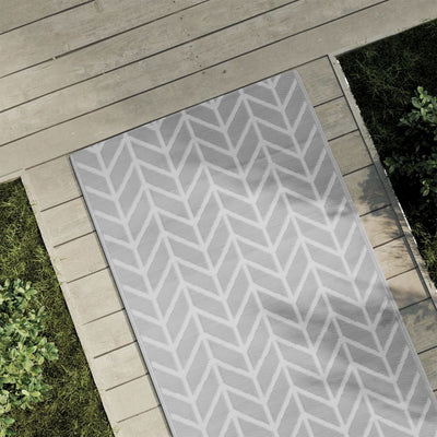 Vidaxl Extérieur Rug 80x150 cm pp Gray