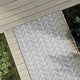 Vidaxl Extérieur Rug 80x150 cm pp Gray