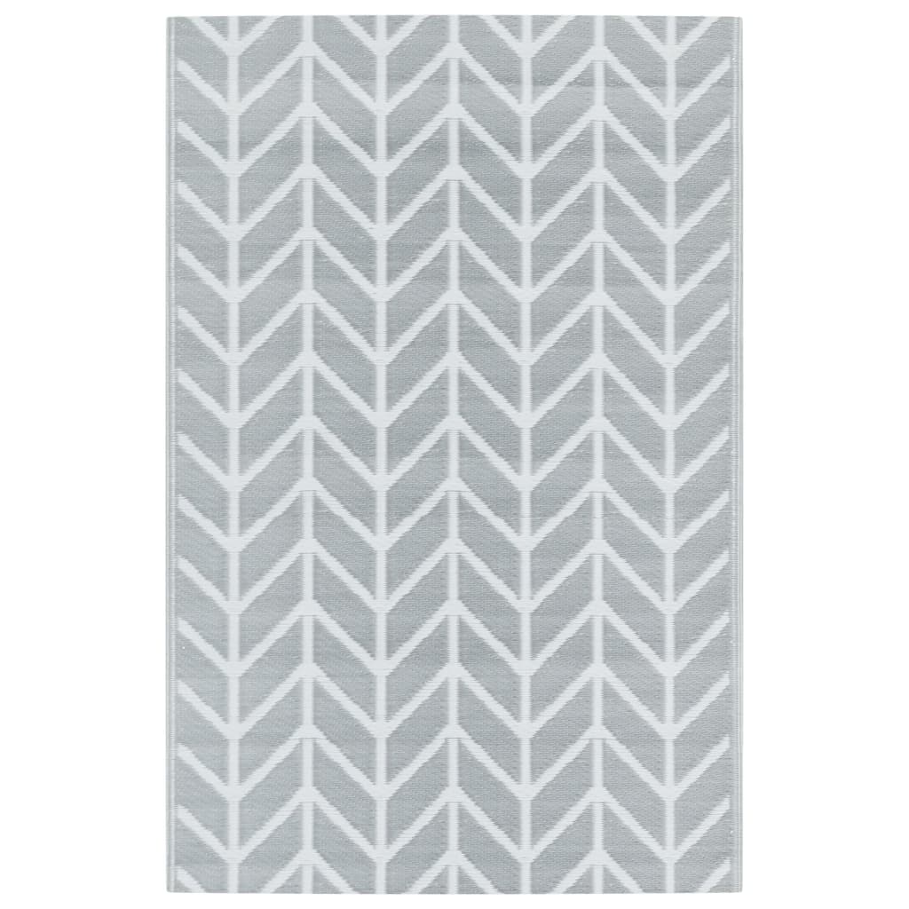 Vidaxl Tapis extérieur 190x290 cm pp gris